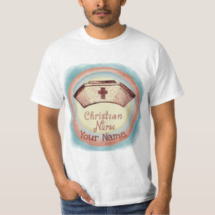 Camiseta Boné de Enfermeira Cristã