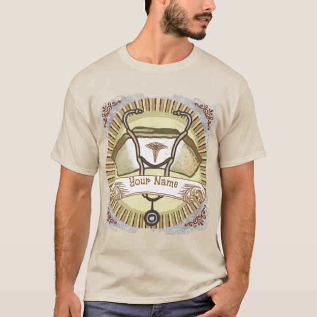 Camiseta Boné de enfermeiro Sepia (Frente)