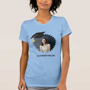 Camiseta Boné de formatura Personalizado de Foto e Texto
