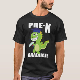 Camiseta Boné de formatura pré-escolar do Dinossauro