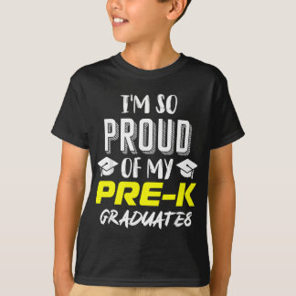 Camiseta Boné de formatura Pré-K para Professor Orgulhoso e
