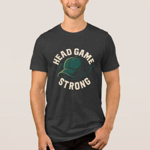 Camiseta Boné de Golfe Legal Forte para Jogo da Cabeça