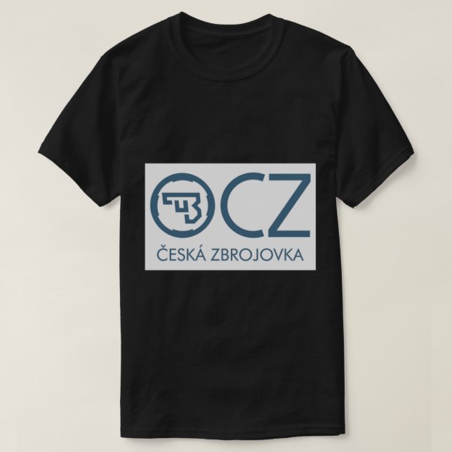 Camiseta BONÉ de logotipo CZ Firearm (Frente do Design)