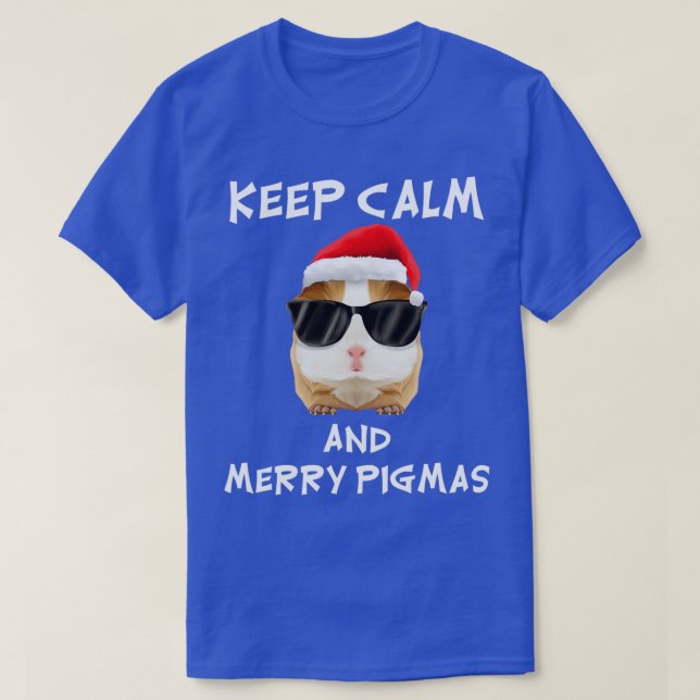 Camiseta Boné de Natal Pigmas Feliz Guiné Ideia de presente (Frente do Design)