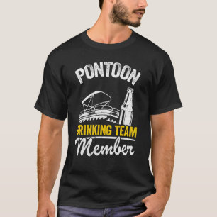 Camiseta Boné Pontoon Bebendo Membro do Boer Beer Pontoon