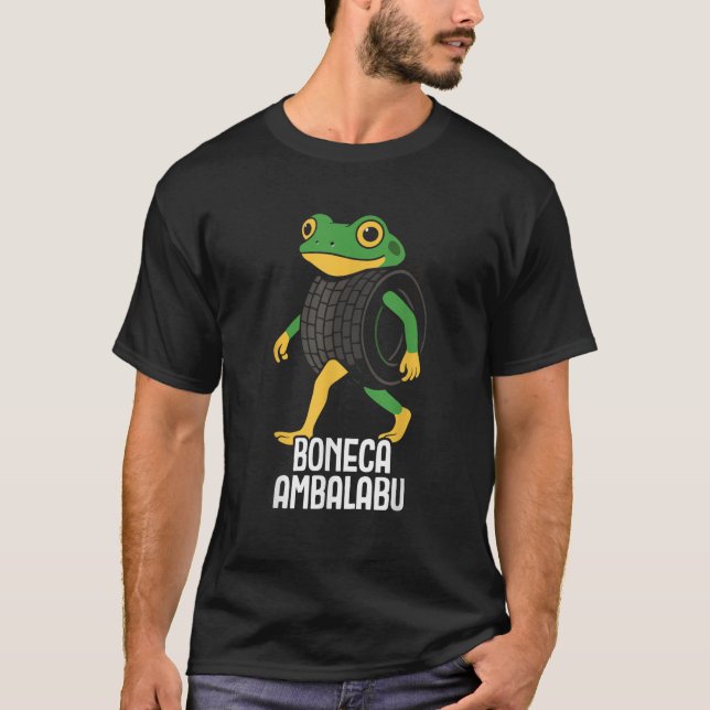 Camiseta Boneca Ambalabu Italiano Brainrot Meme Engraçado (Frente)