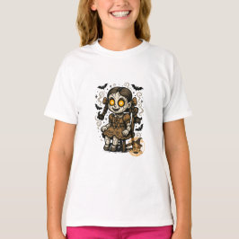 Camiseta Boneca Assombrada - Cartoon de Halloween