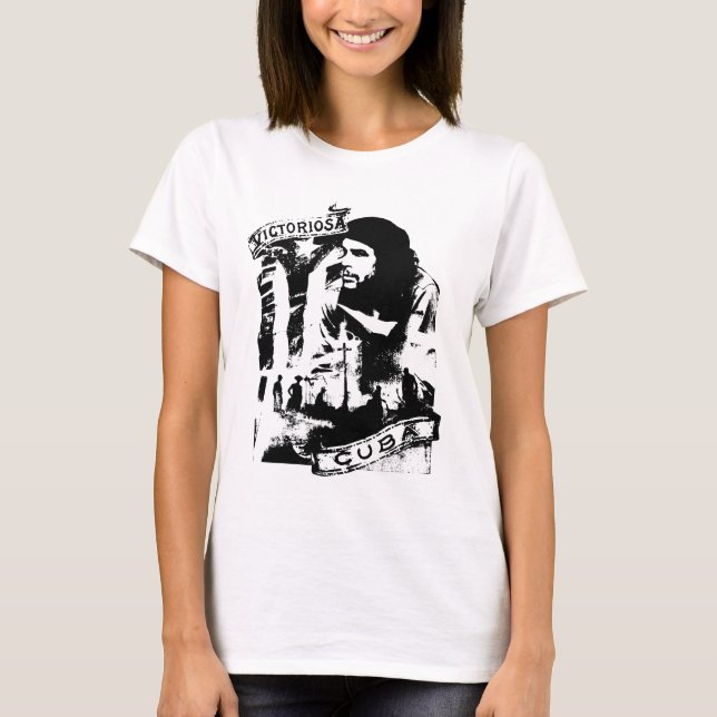 Camiseta Boneca cabida Cuba de Victoriosa (Frente)