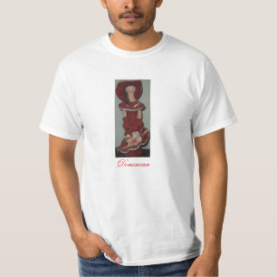 Camiseta Boneca cerâmica dominiquense sem cara, pecado