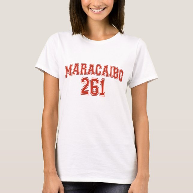 Camiseta Boneca das senhoras de Maracaibo 261 (cabida) (Frente)