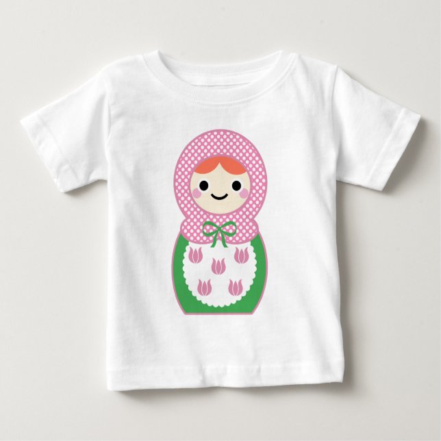 Camiseta Boneca de Matryoshka (Frente)