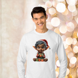 Camiseta Boneca de Natal Elf de Homens