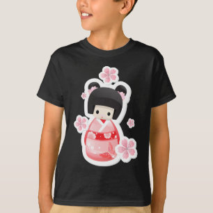 Camiseta Boneca japonesa da gueixa - série dos bolos