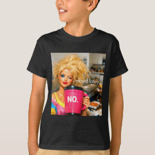 Camiseta boneca retro rosto meme bonecas plástico nojenta b