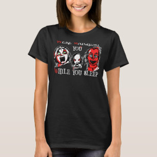 Camiseta Bonecas Assombradas Assustadoras Arte De Horror Pa