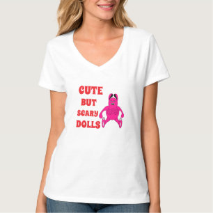 Camiseta Bonecas bonitas, mas assustadoras