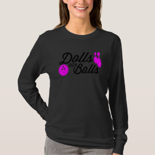 Camiseta Bonecas com Cotação de Bolas para Meninas Boliches