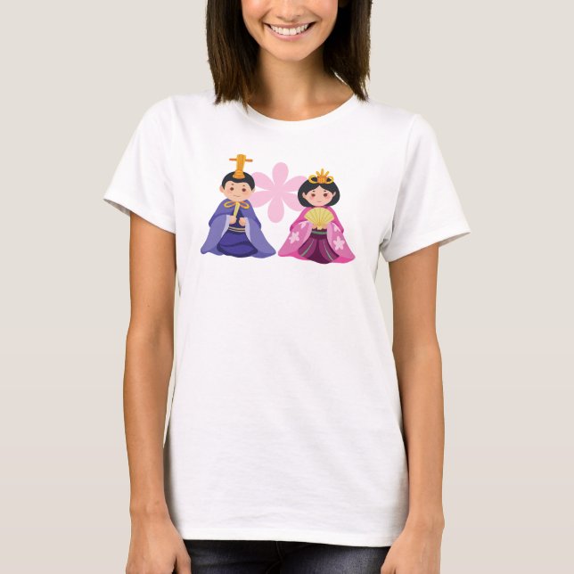 Camiseta Bonecas Hina Matsuri (Frente)