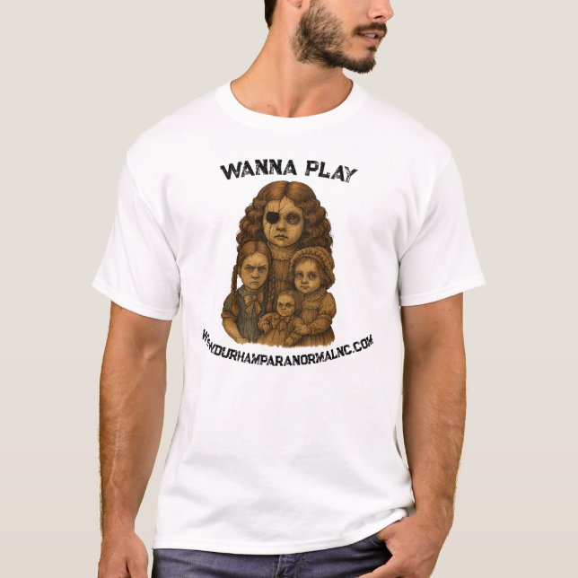 Camiseta Bonecas Sinistras (Frente)
