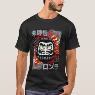 Camiseta Boneco Daruma Amuleto Japonês da Sorte