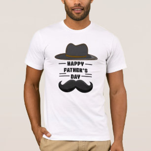 CAMISETA BONECO DE CHAPÉU DO DIA DOS PAIS COM DESIGN DIVERT