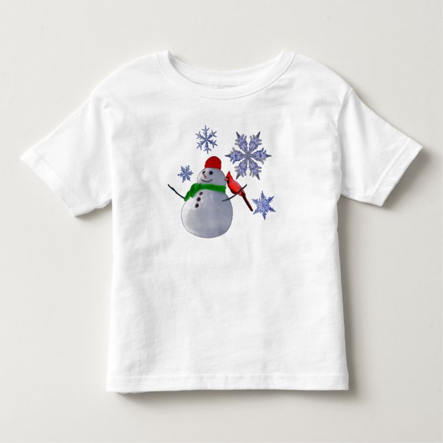 Camiseta Boneco de neve (Frente)