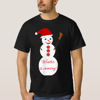 Camiseta Boneco de neve