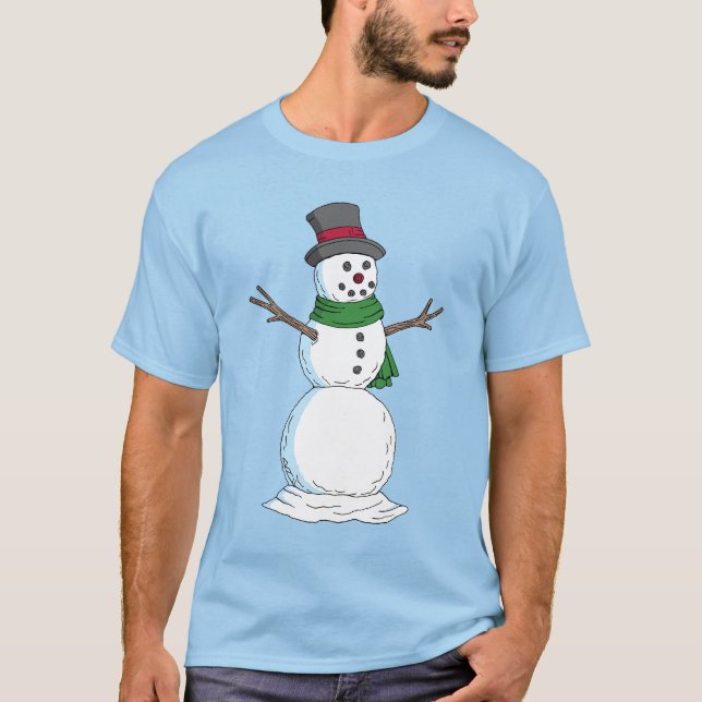 Camiseta Boneco de Neve (Frente)