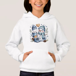 Camiseta Boneco de Neve Aconchegante de Inverno 