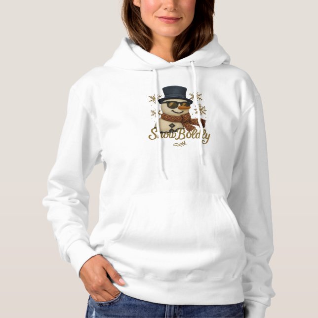 Camiseta Boneco de Neve Brilhante SnowBuddy (Frente)