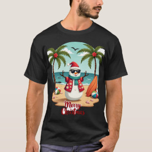 Camiseta Boneco de Neve de Natal (1)