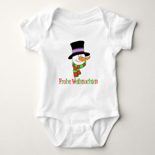 Camiseta Boneco de Neve de Natal Alemão