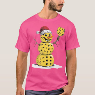 Camiseta Boneco de Neve de Natal Engraçado Amante de Pickle
