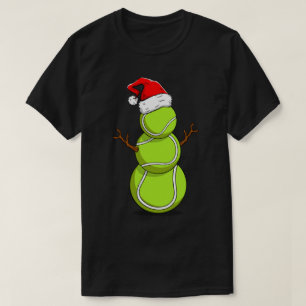 Camiseta Boneco de Neve de Tênis Engraçado Design de Natal