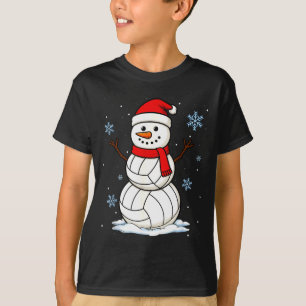 Camiseta Boneco de Neve de Volei Feliz Natal Srts Divertido