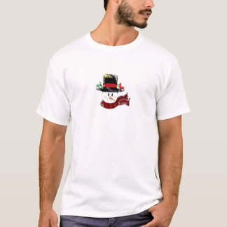 Camiseta Boneco de Neve Divertido