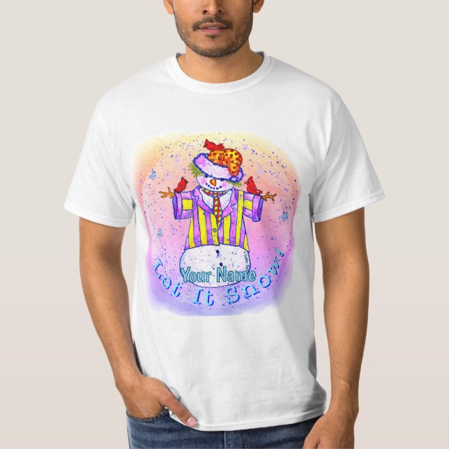 Camiseta Boneco de Neve do Birdies (Frente)