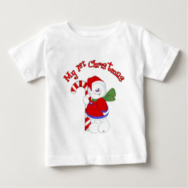 Camiseta Boneco de neve e Natal de Candycane ø