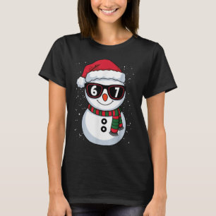 Camiseta Boneco de Neve Engraçado Seis Sete Natal 67 Meme G