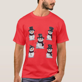 Camiseta Boneco de Neve Gótico