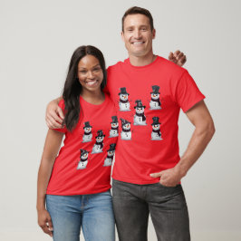 Camiseta Boneco de Neve Gótico