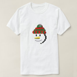 Camiseta boneco de neve Mikitiez mundo invernal pixleart 