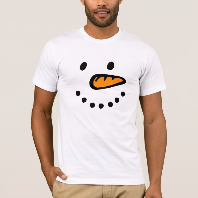 Camiseta Boneco de neve na parte dianteira, nós R1 (Frente)