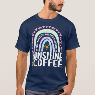 Camiseta Boneco de Sol e Café Presente Cotovelo-Arco-íris p