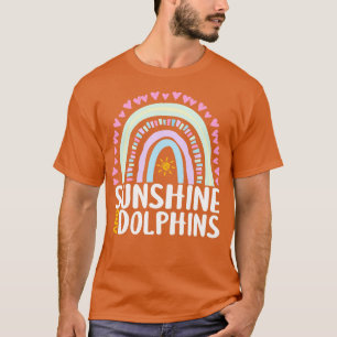 Camiseta Boneco de Sol e Golfinhos - Presente para Mulheres