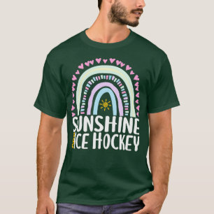 Camiseta Boneco de Sol e Hóquei em Gelo - Presente para Mul