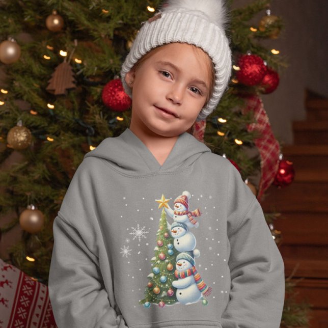 Camiseta Bonecos de Neve de Natal (Criador carregado)