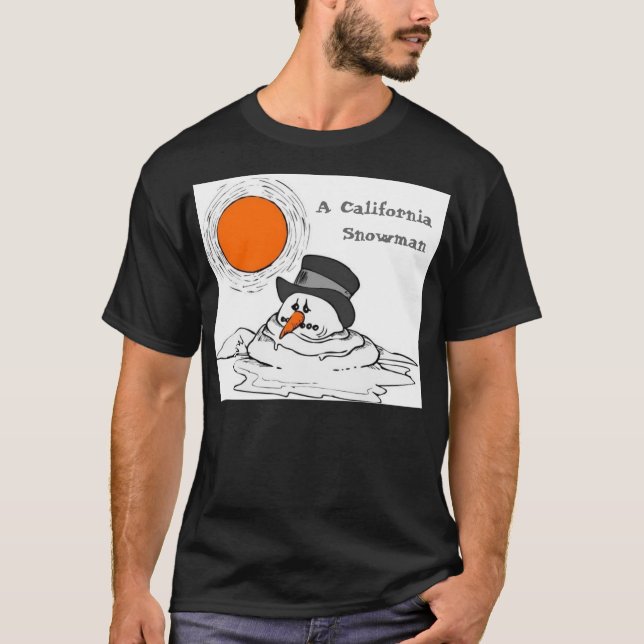 Camiseta Bonecos de neve - em Califórnia!! (Frente)