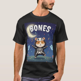 Camiseta Bones – Skeleton Hamster Halloween Party Shirt