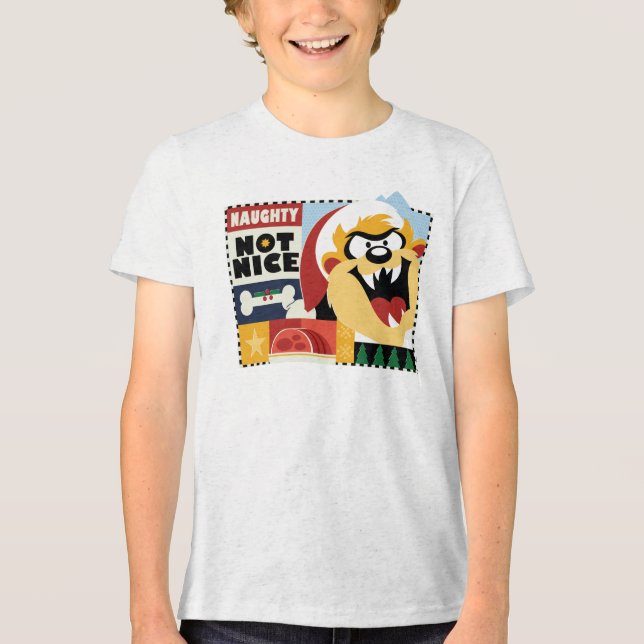 Camiseta BONEY TUNES™ TAZ™ Naughn Not Nice (Frente)